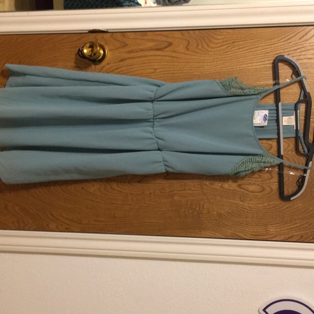 Teal dress